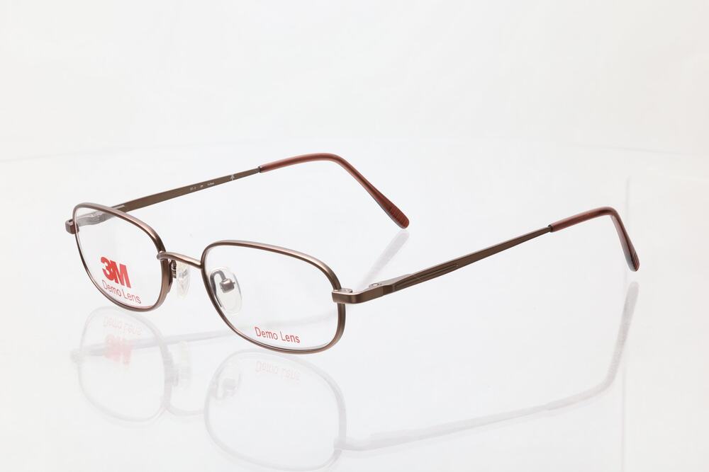 3M DT-3 Brown Satin 50-18-140mm Eyeglass FRAMES ONLY - NEW/WITHOUT TAGS